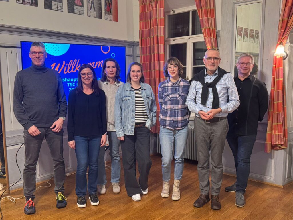 Der TSC Landau wählt einen neuen Vorstand bei der Mitgliederversammlung: Michael Marz, Louisa Schneider und Doreen Scheu wurden wiedergewählt, neu im Team sind Kerstin und Ralph Höhn.