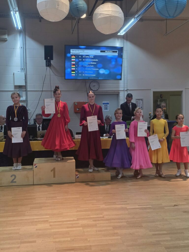 Aus einem Teilnehmer*innenfeld von 26 Kindern ging Sophie mit tollen Wertungen als 4. hervor. Herzlichen Glückwunsch!